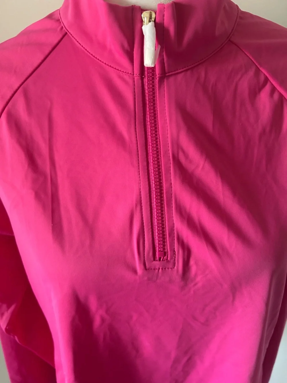 New Susan Graver Soleil Rashguard Pink size 10